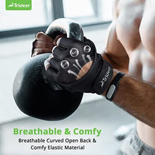 Load image into Gallery viewer, Trideer Workout Gloves for Men and Women, Lightweight Weight Lifting Gym Gloves for Cycling, Exercise, Weightlifting, Fitness, Training, Climbing, and Rowing, Full Palm Protection and Breathable