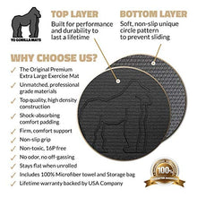 Load image into Gallery viewer, Premium Extra Large Exercise Mat - 8' x 4' x 1/4" Ultra Durable, Non-Slip, Workout Mats for Home Gym Flooring - Jump, Cardio, MMA Mat - Use With or Without Shoes (96" Long x 48" Wide x 6mm Thick)