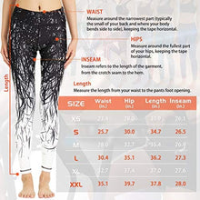 Load image into Gallery viewer, COOLOMG Women's Leggings Yoga Long Pants Compression Drawstring Running Tights Non See-Through Orange Forest Adults Small(Youth X-Large)