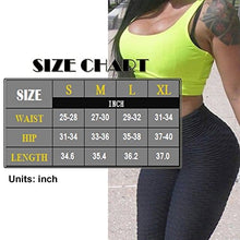Load image into Gallery viewer, FITTOO Women's High Waist Yoga Pants Tummy Control Scrunched Booty Capri Leggings Workout Running Butt Lift Textured Tights Blue