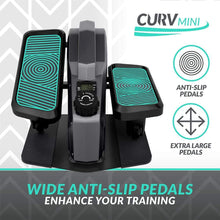 Load image into Gallery viewer, Bluefin Fitness Curv Mini | Seated Under Desk Elliptical Trainer | Pedal Exerciser Machine | Adjustable Resistance | Quiet Flywheel Motor | LCD Screen | Bluetooth | FitShow App Compatible - The Home Fitness Corp
