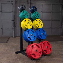 Load image into Gallery viewer, Body-Solid GWT76 High Capacity Olympic Plate Rack Storage Rack - The Home Fitness Corp