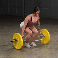Load image into Gallery viewer, Body-Solid Olympic Shrug Bar with Raised Handles Weight Lifting Core Training - The Home Fitness Corp