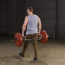 Load image into Gallery viewer, Body-Solid Olympic Shrug Bar with Raised Handles Weight Lifting Core Training - The Home Fitness Corp