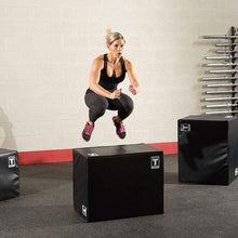 Load image into Gallery viewer, Body-Solid Tools 3-Way Soft Plyo Box 20in, 24in, 30in Cross Fit Training - The Home Fitness Corp