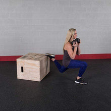 Load image into Gallery viewer, Body-Solid Tools 3-Way Wood Plyo Box 20in, 24in, 30in Cross Fit Training - The Home Fitness Corp
