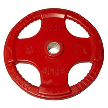 Load image into Gallery viewer, Color Rubber Grip Olympic Weights 2.5lb., 5lb., 10lb., 25lb., 35lb. and 45lb. weight plates - The Home Fitness Corp