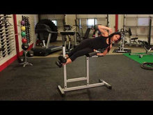 Load and play video in Gallery viewer, Powerline Roman Chair Gluteus Maximus Abdominal Back Trainer