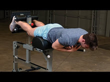 Load and play video in Gallery viewer, Pro ClubLine Glute Ham Machine by Body-Solid Abdominal Trainer