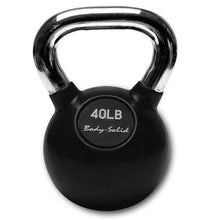 Load image into Gallery viewer, Premium Kettlebells with Chrome Handles 5-80 Pounds Weights Kettle Bell Training - The Home Fitness Corp