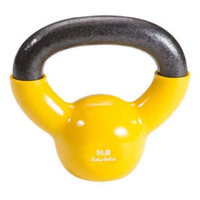 Load image into Gallery viewer, Vinyl Dipped Kettlebells Color Coded Individual Weights 5-50 Pounds - The Home Fitness Corp