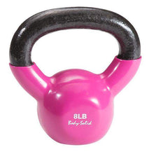 Load image into Gallery viewer, Vinyl Dipped Kettlebells Color Coded Individual Weights 5-50 Pounds - The Home Fitness Corp