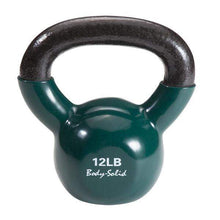 Load image into Gallery viewer, Vinyl Dipped Kettlebells Color Coded Individual Weights 5-50 Pounds - The Home Fitness Corp