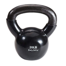 Load image into Gallery viewer, Vinyl Dipped Kettlebells Color Coded Individual Weights 5-50 Pounds - The Home Fitness Corp