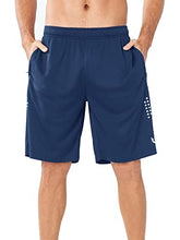 Load image into Gallery viewer, NORTHYARD Men's 10" Athletic Shorts – Quick-Dry Mesh Gym &amp; Basketball Training Shorts in Dark Blue (3XL)
