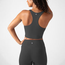 Load image into Gallery viewer, YITTY Active Women's UltraLuxe Built-in Bra Tank Top, Athleisure, 4-Way-Stretch, Onyx
