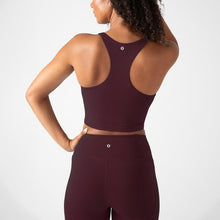 Load image into Gallery viewer, YITTY Active Women's UltraLuxe Built-in Bra Tank Top, Athleisure, 4-Way-Stretch, Burgundy
