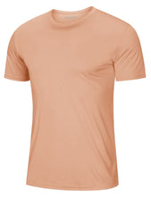 Load image into Gallery viewer, Mens Short Sleeve T Shirts Dry Fit Shirts Summer T Shirts UV Protection UPF 50 Shirts Athletic Active T-Shirt Apricot
