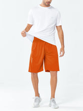 Load image into Gallery viewer, NORTHYARD Men's 10" Athletic Shorts – Quick-Dry Mesh Gym &amp; Basketball Training Shorts in Orange
