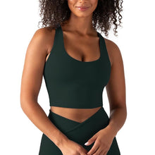 Load image into Gallery viewer, YITTY Active Women's UltraLuxe Built-in Bra Tank Top, Athleisure, 4-Way-Stretch, Everpine
