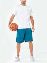 Load image into Gallery viewer, NORTHYARD Men's 10" Athletic Shorts – Quick-Dry Mesh Gym &amp; Basketball Training Shorts in Lake Blue
