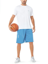 Load image into Gallery viewer, NORTHYARD Men's 10" Athletic Shorts – Quick-Dry Mesh Gym &amp; Basketball Training Shorts in Sky Blue
