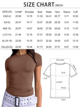 Load image into Gallery viewer, AUTOMET Womens Short Sleeve T Shirts Basic Summer 2025 Workout Tops Crew Neck Gym Crop Tops Trendy Y2K Clothes White
