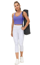 Load image into Gallery viewer, Women’s Longline Sports Bra Wirefree Padded Medium Support Yoga Bras Gym Running Workout Tank Tops(Bright Purple)
