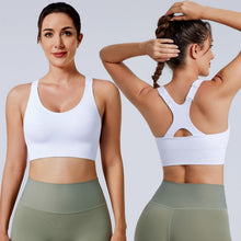 Load image into Gallery viewer, Evercute Adjustable Sports Bras for Women Racerback High Support Bras Set Padded Workout Bras Seamless Yoga Athletic Bras
