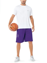 Load image into Gallery viewer, NORTHYARD Men's 10" Athletic Shorts – Quick-Dry Mesh Gym &amp; Basketball Training Shorts in Purple

