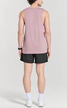Load image into Gallery viewer, Project Titan Men's Drop Arm Tank Top – Cut Off Sleeveless Gym Shirt for Weightlifting &amp; Training in Ash Pink
