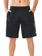 Load image into Gallery viewer, NORTHYARD Men's 10" Athletic Shorts – Quick-Dry Mesh Gym &amp; Basketball Training Shorts in Black
