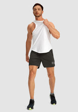 Load image into Gallery viewer, G Gradual Men's 5" Running Shorts with Zip Pockets – Quick-Dry Gym &amp; Athletic Workout Shorts in Olive Green
