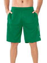 Load image into Gallery viewer, NORTHYARD Men's 10" Athletic Shorts – Quick-Dry Gym &amp; Basketball Training Shorts in Green
