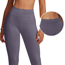 Load image into Gallery viewer, Impact Leggings for Women Seamless Workout Yoga Pants Hidden Scrunch Butt Tummy Control Gym Leggings Mid Low Waist 25" Truffle XS
