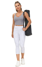 Load image into Gallery viewer, Women’s Longline Sports Bra Wirefree Padded Medium Support Yoga Bras Gym Running Workout Tank Tops(Lavender Grey)
