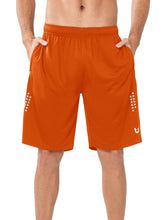 Load image into Gallery viewer, NORTHYARD Men's 10" Athletic Shorts – Quick-Dry Mesh Gym &amp; Basketball Training Shorts in Orange

