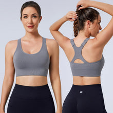 Load image into Gallery viewer, Evercute Adjustable Sports Bras for Women Racerback High Support Bras Set Padded Workout Bras Seamless Yoga Athletic Bras
