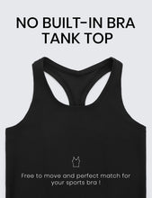 Load image into Gallery viewer, CRZ YOGA Butterluxe Racerback Workout Tank Tops for Women Sleeveless Camisole Gym Athletic Yoga Shirts Black

