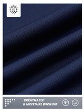 Load image into Gallery viewer, NORTHYARD Men's Long Sleeve Quarter Zip Running Shirt – Moisture Wicking Athletic Pullover | Navy
