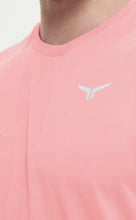 Load image into Gallery viewer, Project Titan Men's Drop Arm Tank Top – Loose Fit Cut Off Sleeveless Gym Shirt for Weightlifting &amp; Training in Salmon Pink
