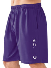 Load image into Gallery viewer, NORTHYARD Men's 10" Athletic Shorts – Quick-Dry Mesh Gym &amp; Basketball Training Shorts in Purple
