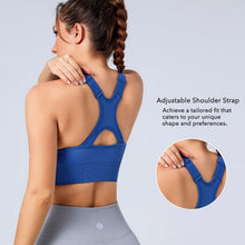 Load image into Gallery viewer, Evercute Adjustable Sports Bras for Women Racerback High Support Bras Set Padded Workout Bras Seamless Yoga Athletic Bras
