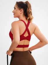 Load image into Gallery viewer, JOYSPELS Sports Bras for Women Extra Comfort Criss-Cross Back Padded Workout Tops for Women Medium Support
