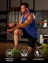 Load image into Gallery viewer, MAGCOMSEN Mens Workout Tank Tops Sleeveless Shirts Athletic Dry Fit Tank Top Gym Running Tank Top Men Sport Summer Tank Royal Blue
