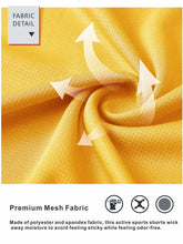 Load image into Gallery viewer, NORTHYARD Men's 10" Athletic Shorts – Quick-Dry Mesh Gym &amp; Basketball Training Shorts in Gold

