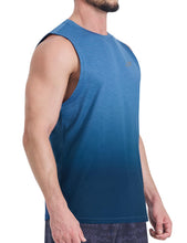 Load image into Gallery viewer, EZRUN Men's Tank Tops Quick Dry Workout Muscle Sleeveless Shirts Summer Gym Athletic Shirt for Swim Beach Running Gradient Blue
