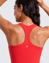Load image into Gallery viewer, CRZ YOGA Butterluxe Racerback Workout Tank Tops for Women Sleeveless Camisole Gym Athletic Yoga Shirts Deep Red
