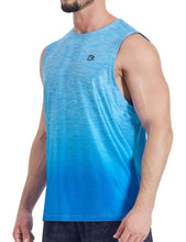 Load image into Gallery viewer, EZRUN Men's Tank Tops Quick Dry Workout Muscle Sleeveless Shirts Summer Gym Athletic Shirt for Swim Beach Running
