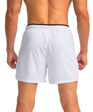 Load image into Gallery viewer, G Gradual Men's 5" Running Shorts with Zip Pockets – Quick-Dry Gym &amp; Athletic Workout Shorts in White

